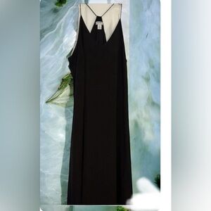Old Navy black long  dress SZ M